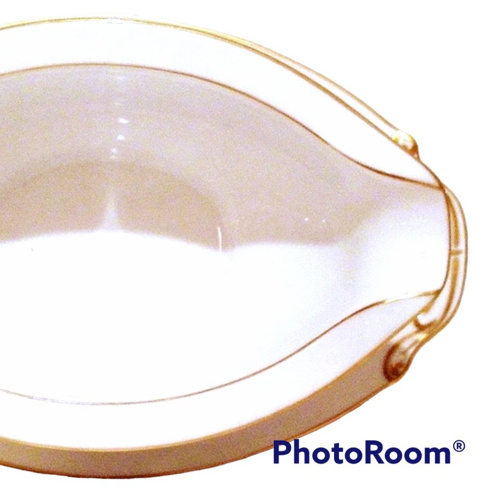 Fukagama Arita Hand Painted Gravy Boat with attached Plate, Vintage Gravy Boat - Picture 8 of 11